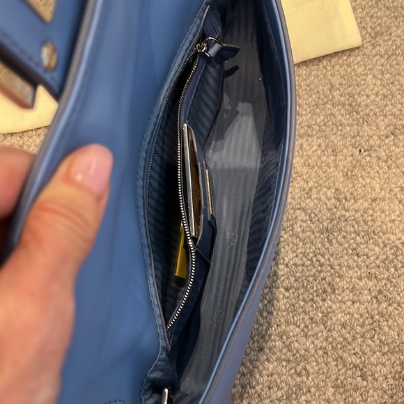 Rare color! FENDI Runway! GORGEOUS FENDI Baby Blue Baguette! PERFECT CONDITION - Picture 12 of 12